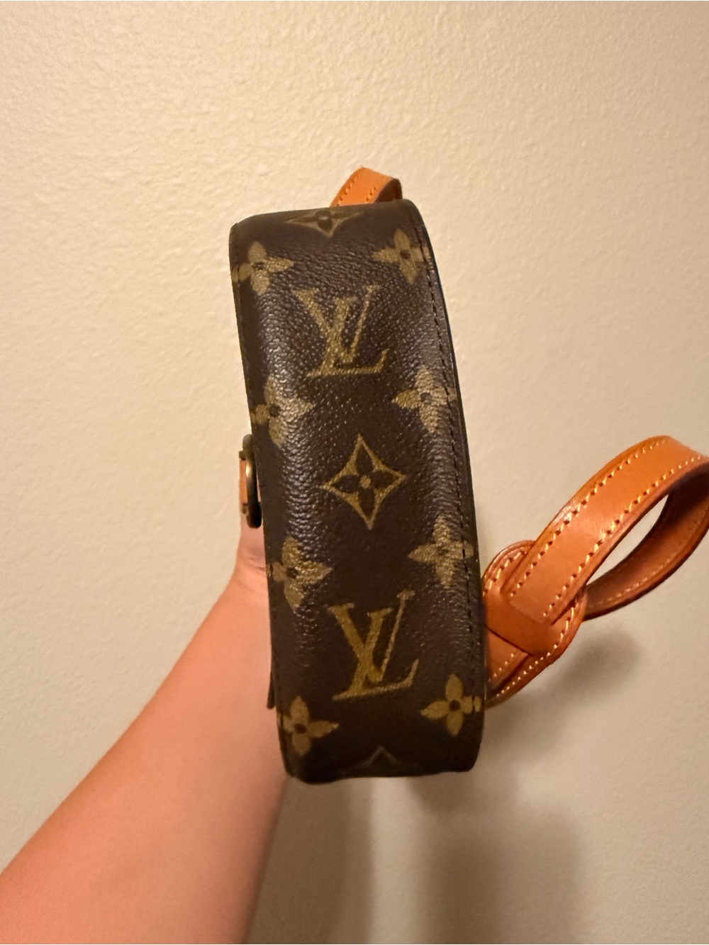 Vintage Louis Vuitton Monogram Louis Vuitton Saint Cloud Crossbody Bag PM 882VI - Picture 3 of 16
